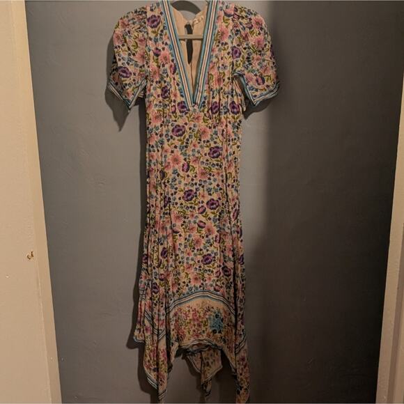 Spell Impala Lily Handkerchief Dress in Iris - Picture 2 of 6